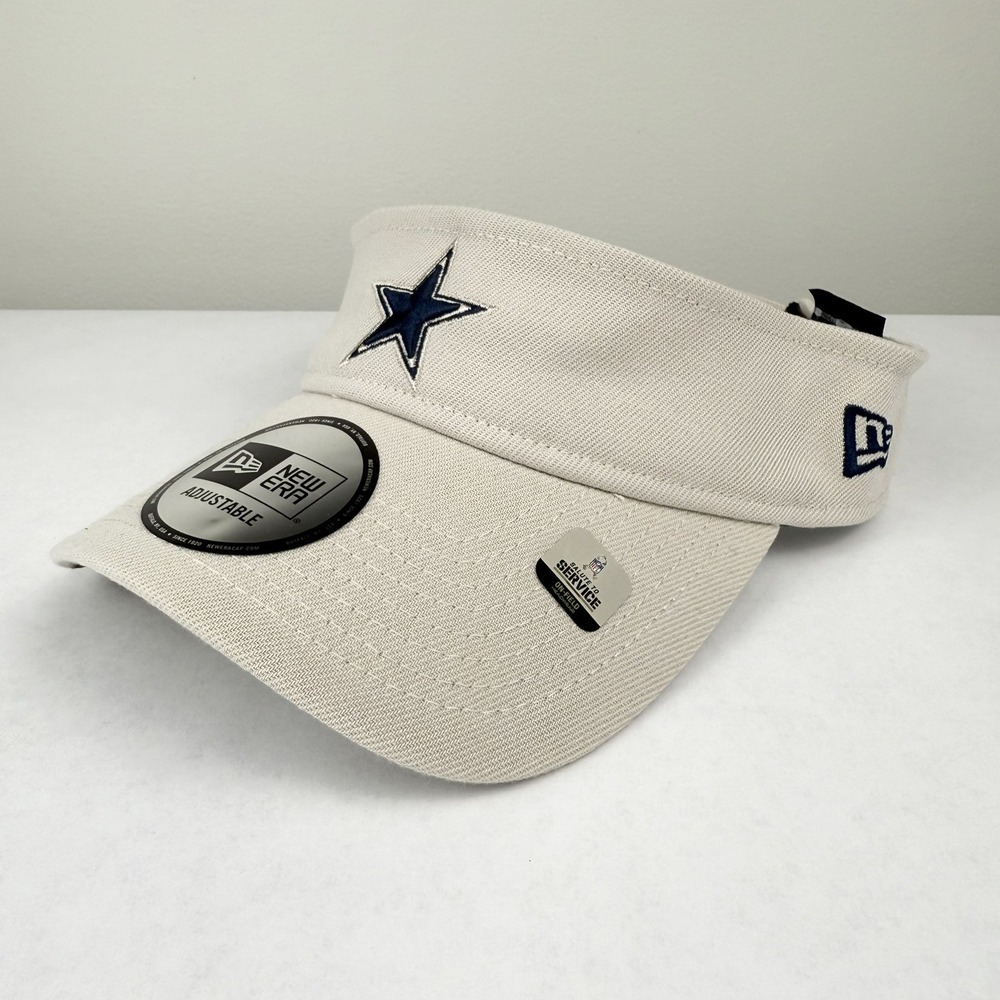 Dallas Cowboys New Era Visor Hat Mens Salute to Service Adjustable Strap NFL NWT